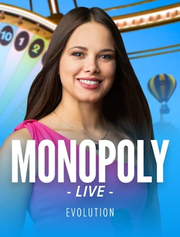 Monopoly Live by Evolution, 96.2% RTP, on Kachingo Casino